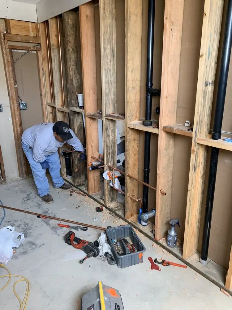 Commercial rough-in plumbing for Water Heater Replacement in Hollywood Park